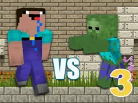 image Minecraft Noob vs Zombies 3