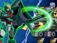 image Dino Robot Fighting War