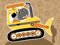 image Construction Trucks Hidden
